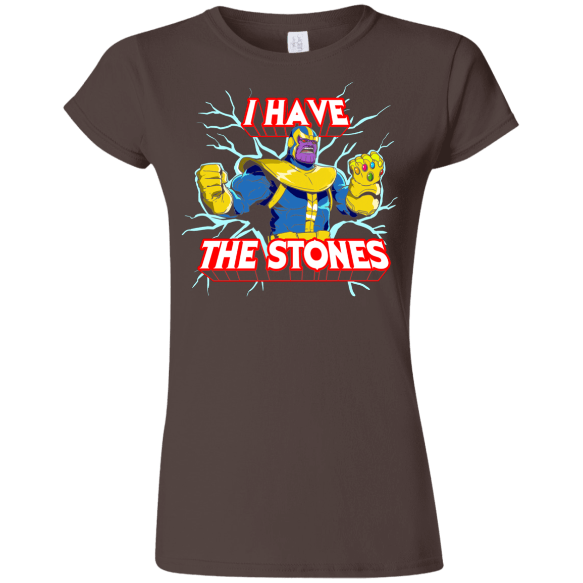 T-Shirts Dark Chocolate / S Thanos stones Junior Slimmer-Fit T-Shirt