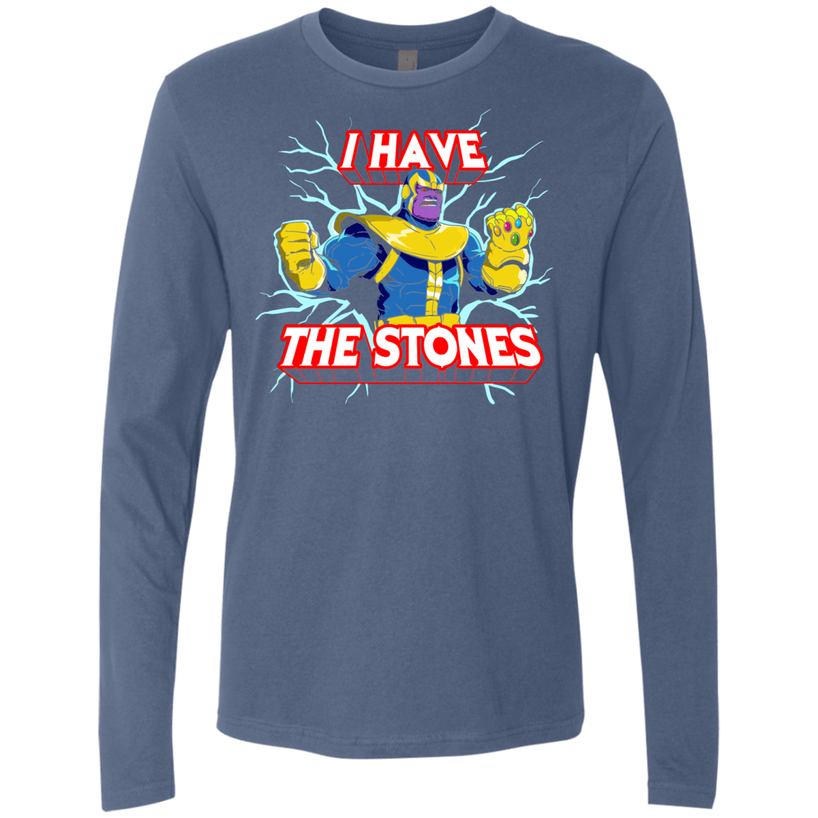 T-Shirts Indigo / S Thanos stones Men's Premium Long Sleeve