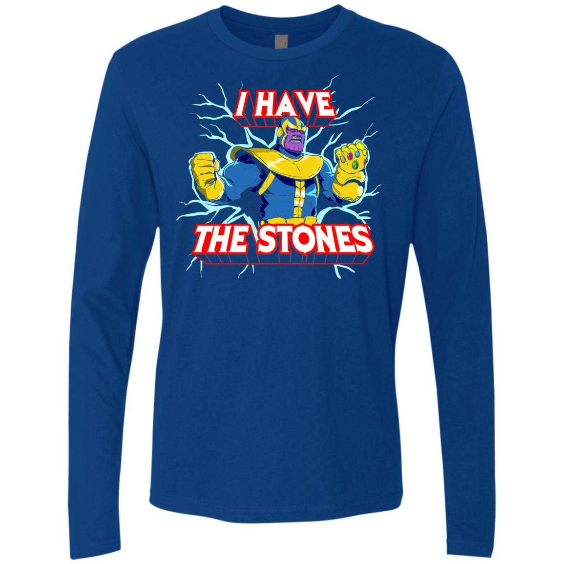 T-Shirts Royal / S Thanos stones Men's Premium Long Sleeve