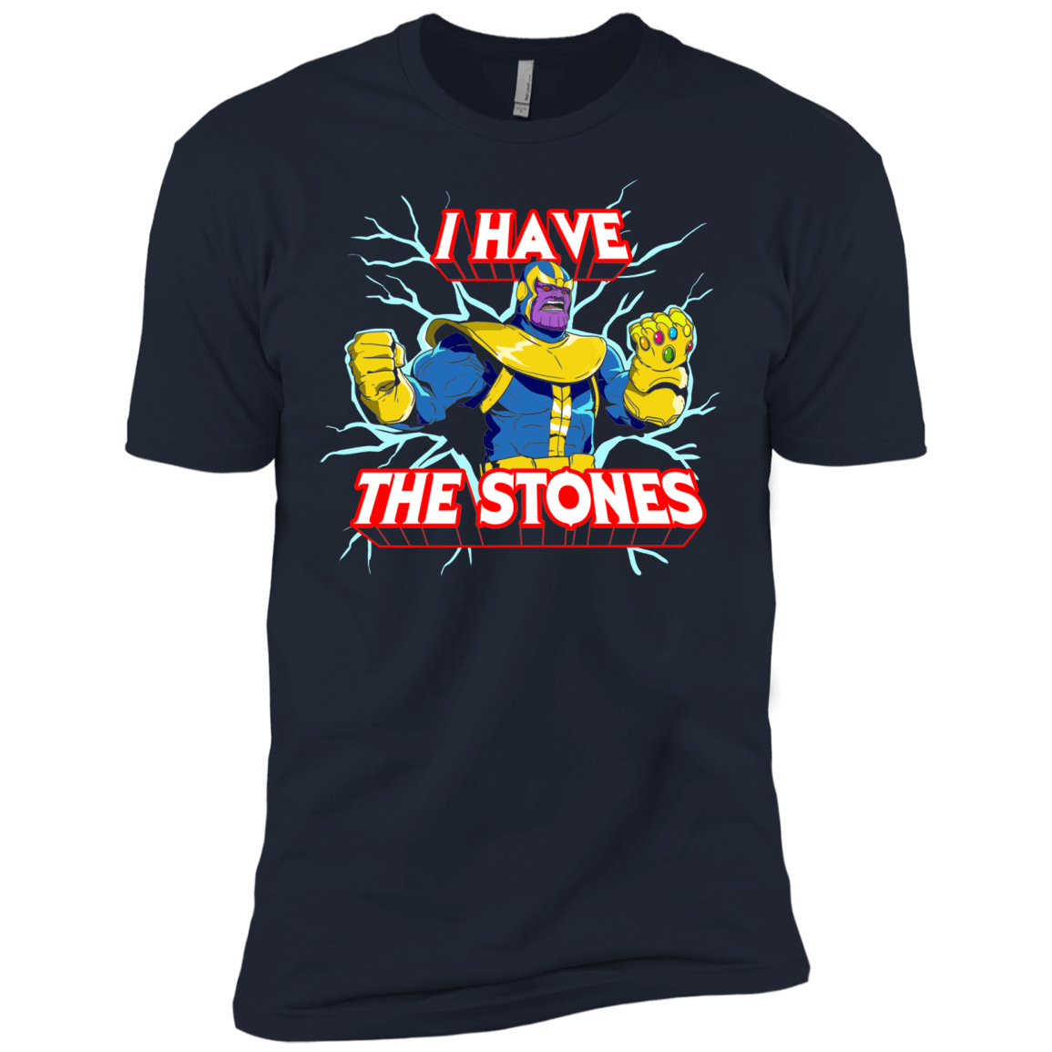 T-Shirts Midnight Navy / X-Small Thanos stones Men's Premium T-Shirt