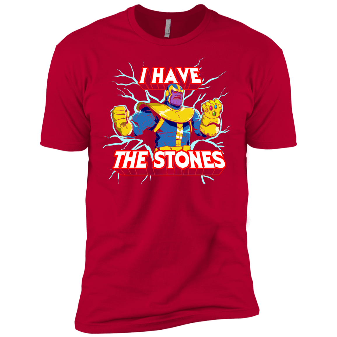 T-Shirts Red / X-Small Thanos stones Men's Premium T-Shirt