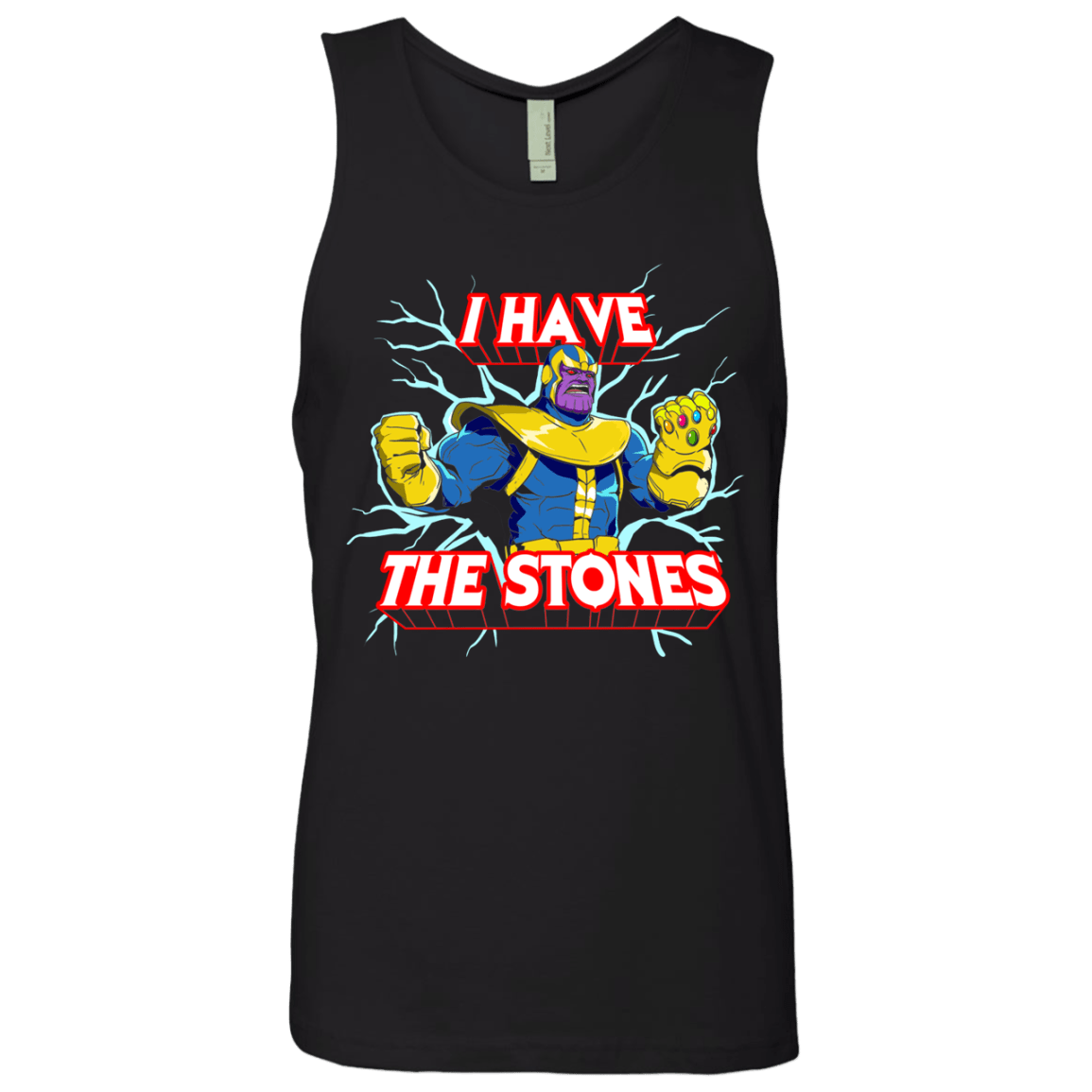 T-Shirts Black / S Thanos stones Men's Premium Tank Top