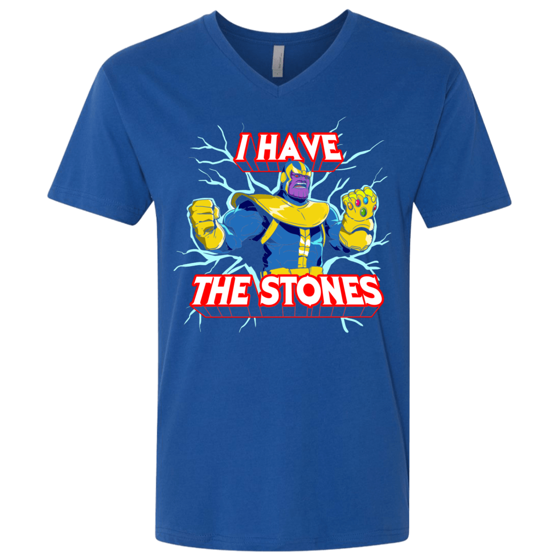 T-Shirts Royal / X-Small Thanos stones Men's Premium V-Neck