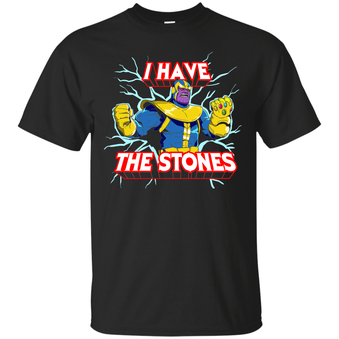 T-Shirts Black / S Thanos stones T-Shirt