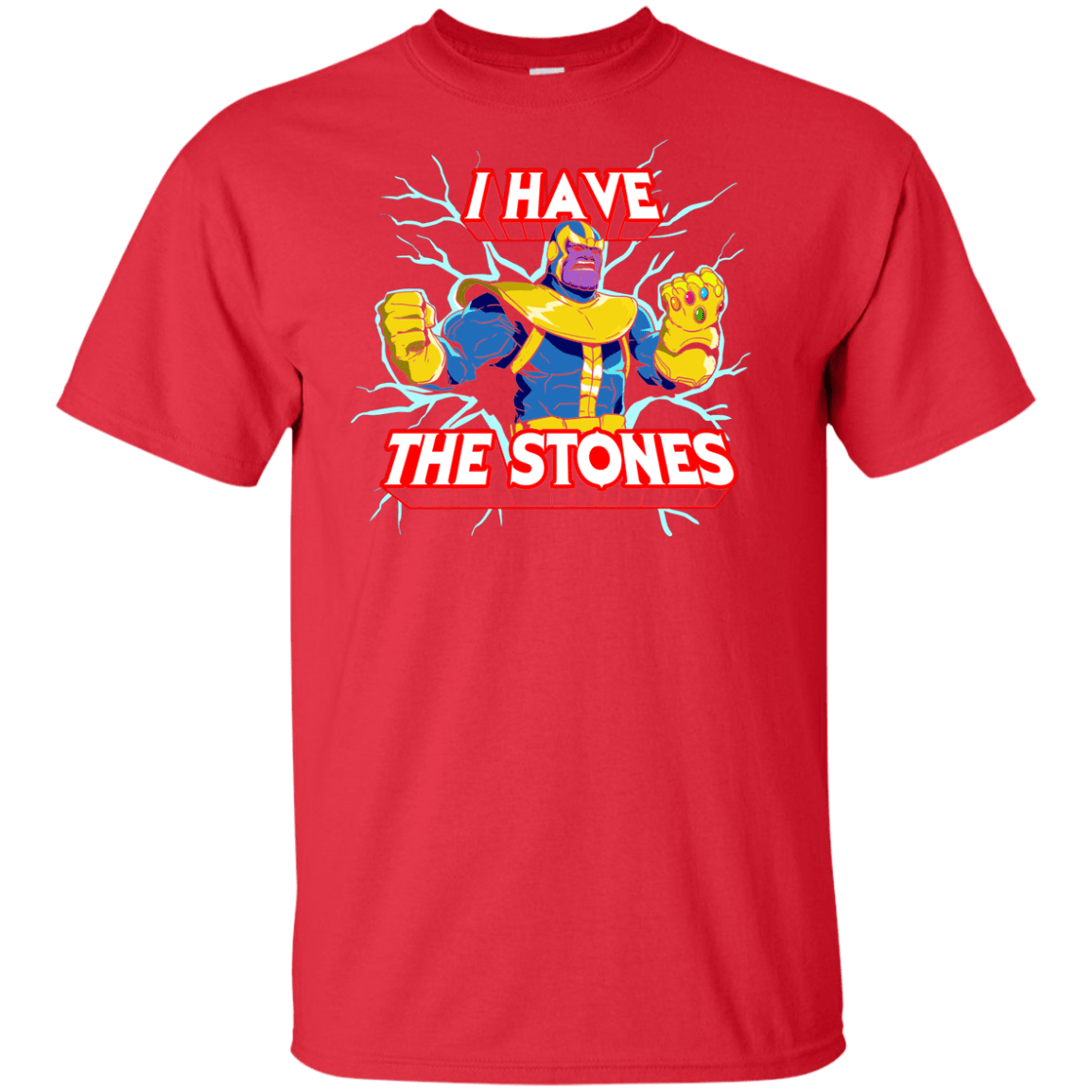 T-Shirts Red / XLT Thanos stones Tall T-Shirt