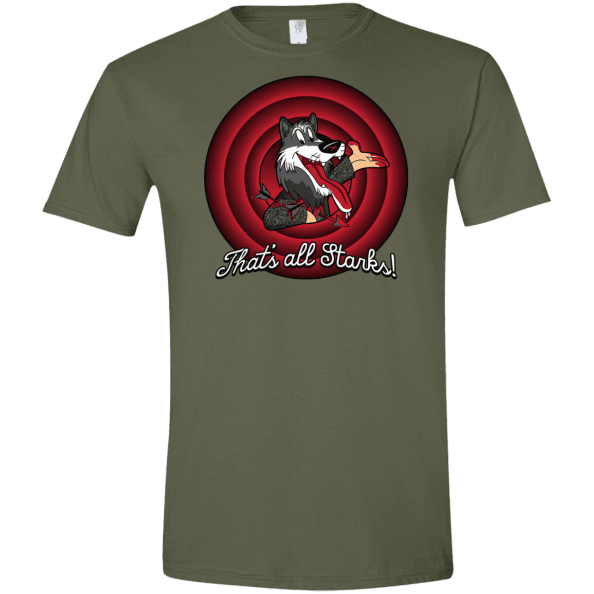 T-Shirts Military Green / S That's all Starks Men's Semi-Fitted Softstyle
