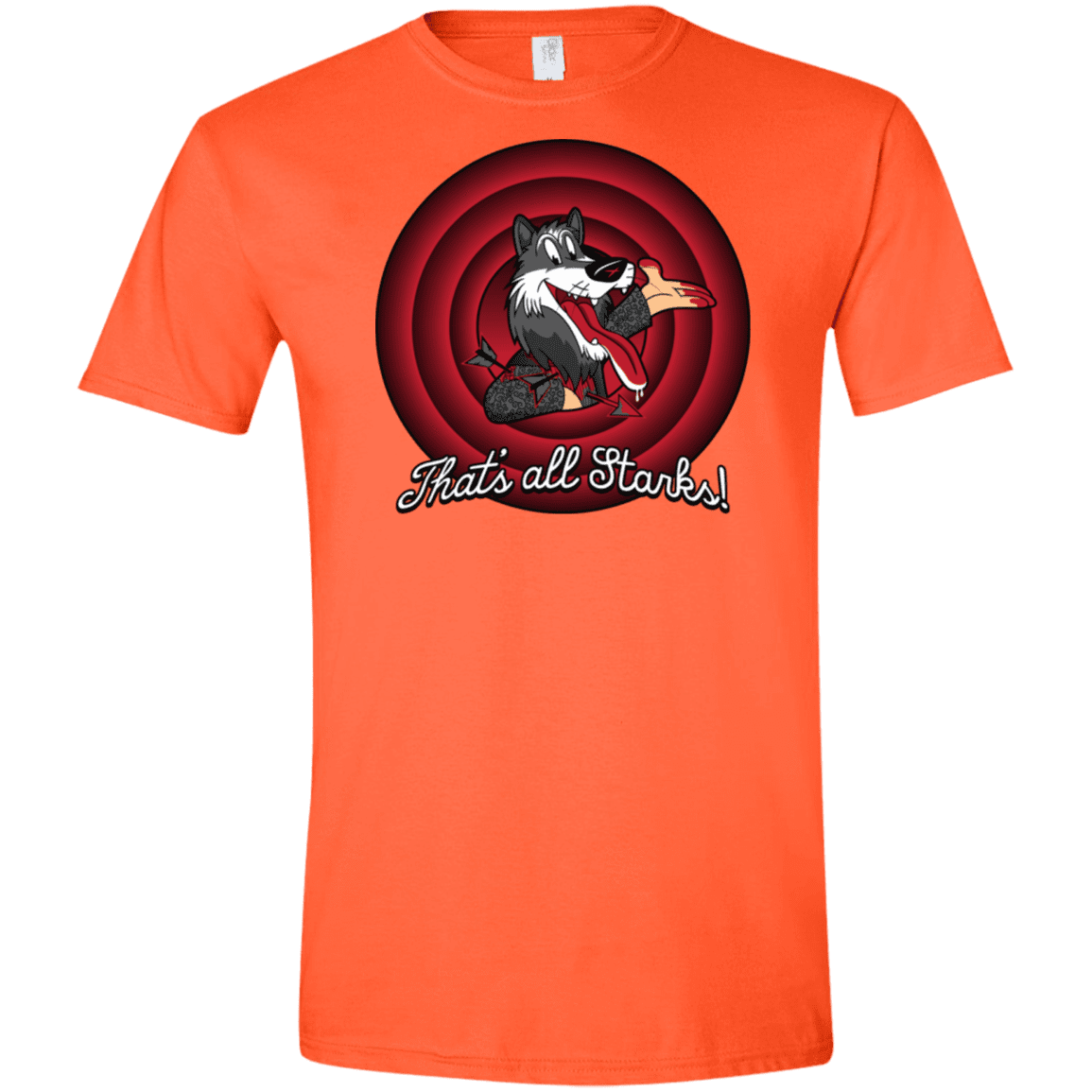 T-Shirts Orange / S That's all Starks Men's Semi-Fitted Softstyle