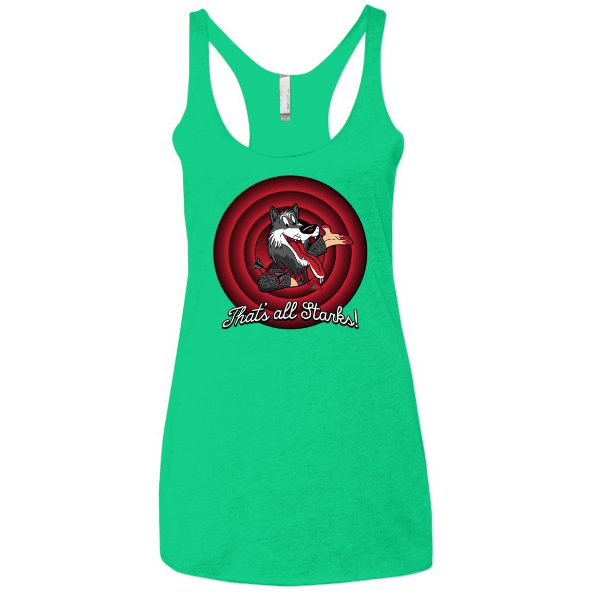 T-Shirts Envy / X-Small That's all Starks Women's Triblend Racerback Tank