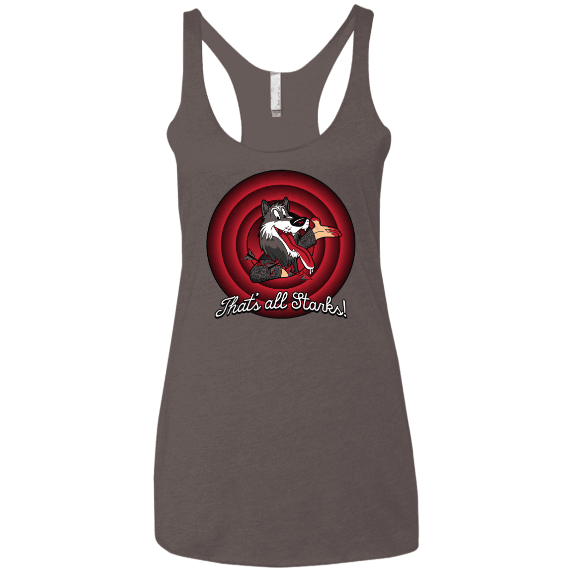 T-Shirts Macchiato / X-Small That's all Starks Women's Triblend Racerback Tank