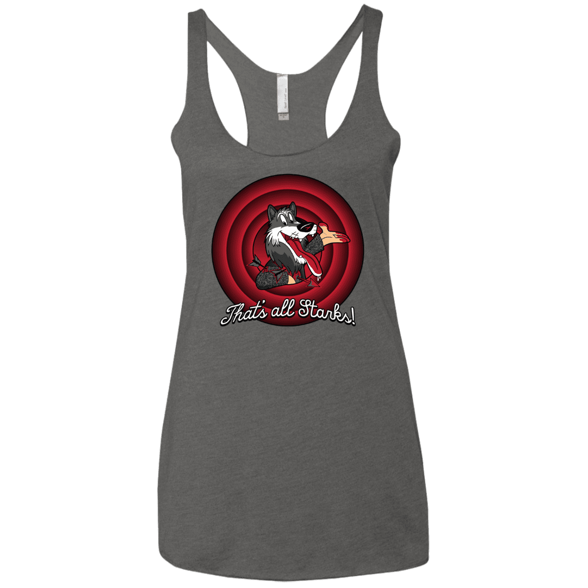 T-Shirts Premium Heather / X-Small That's all Starks Women's Triblend Racerback Tank