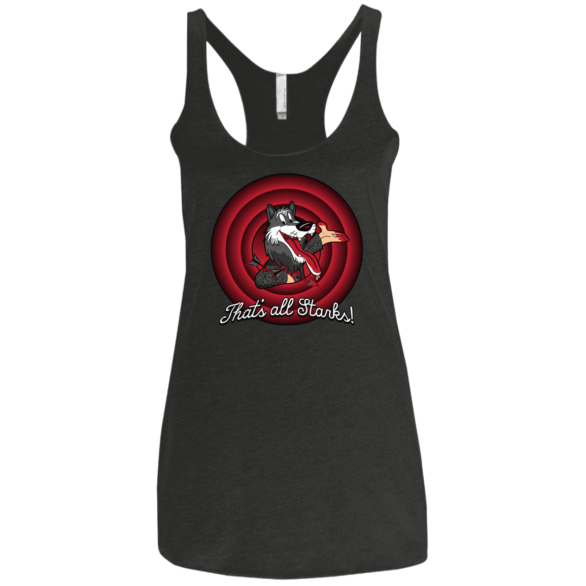 T-Shirts Vintage Black / X-Small That's all Starks Women's Triblend Racerback Tank