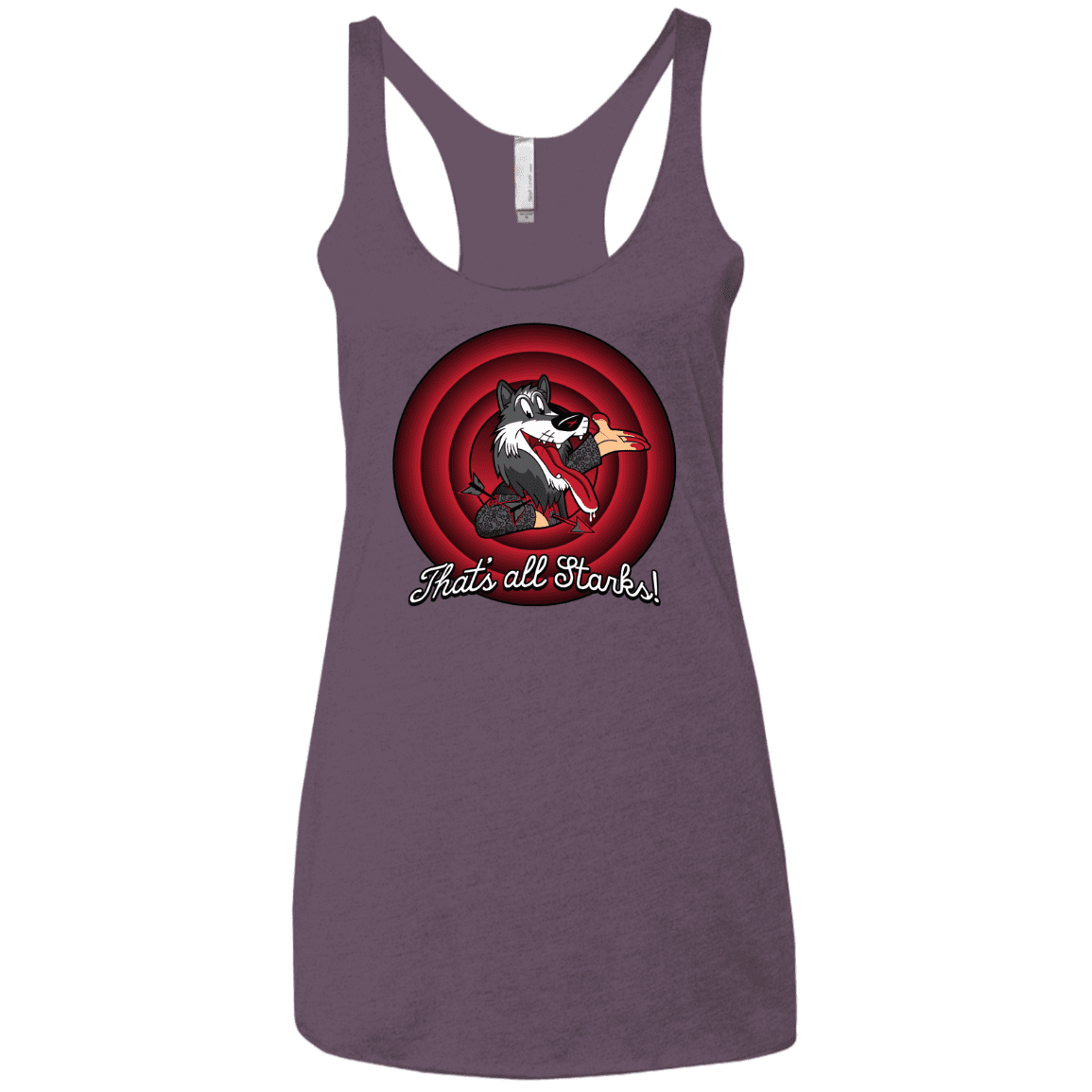T-Shirts Vintage Purple / X-Small That's all Starks Women's Triblend Racerback Tank