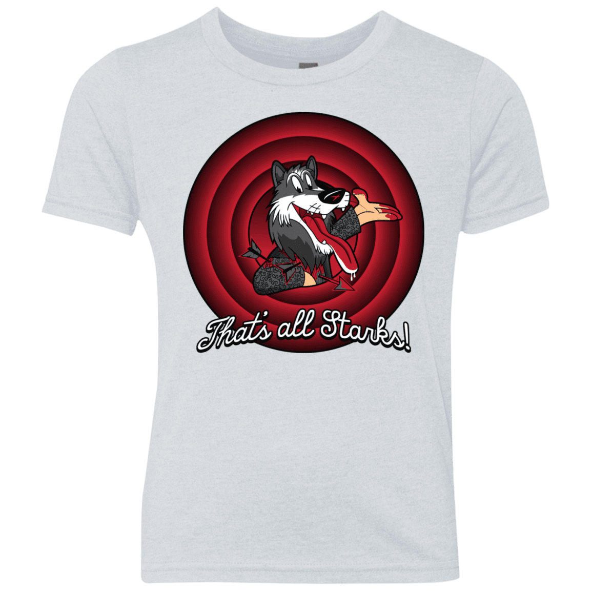 T-Shirts Heather White / YXS That's all Starks Youth Triblend T-Shirt