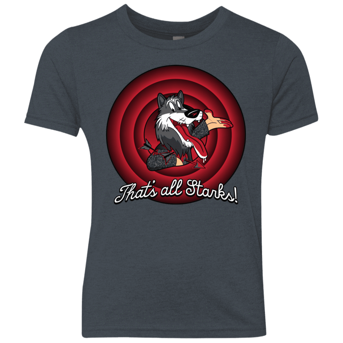 T-Shirts Vintage Navy / YXS That's all Starks Youth Triblend T-Shirt