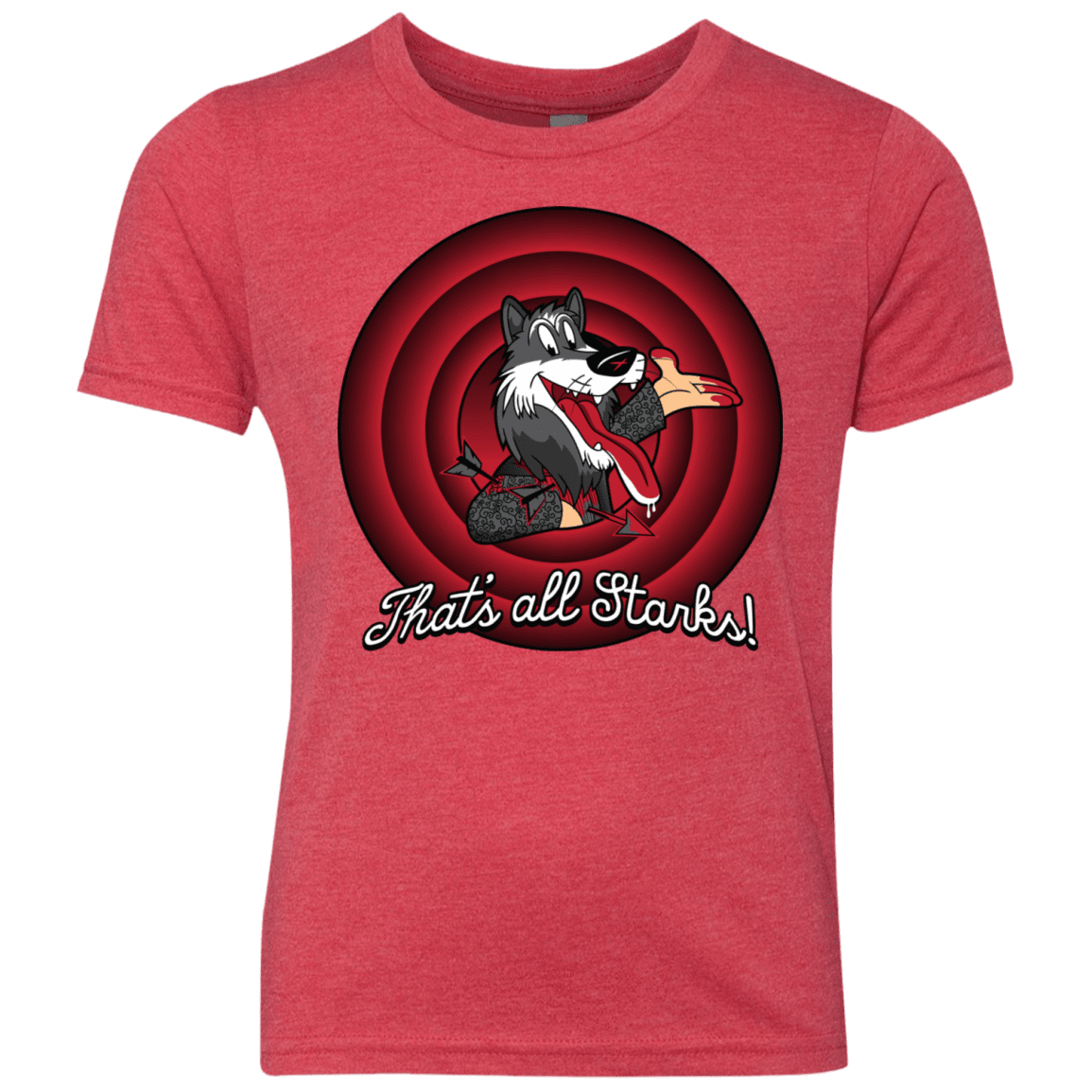 T-Shirts Vintage Red / YXS That's all Starks Youth Triblend T-Shirt