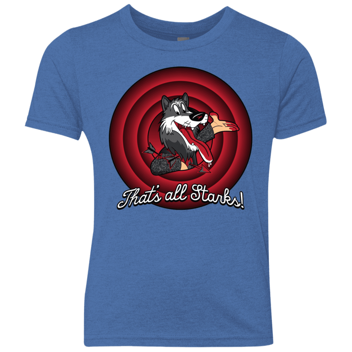 T-Shirts Vintage Royal / YXS That's all Starks Youth Triblend T-Shirt