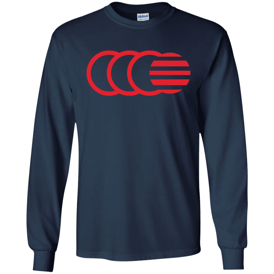 T-Shirts Navy / S That's No Moon Men's Long Sleeve T-Shirt