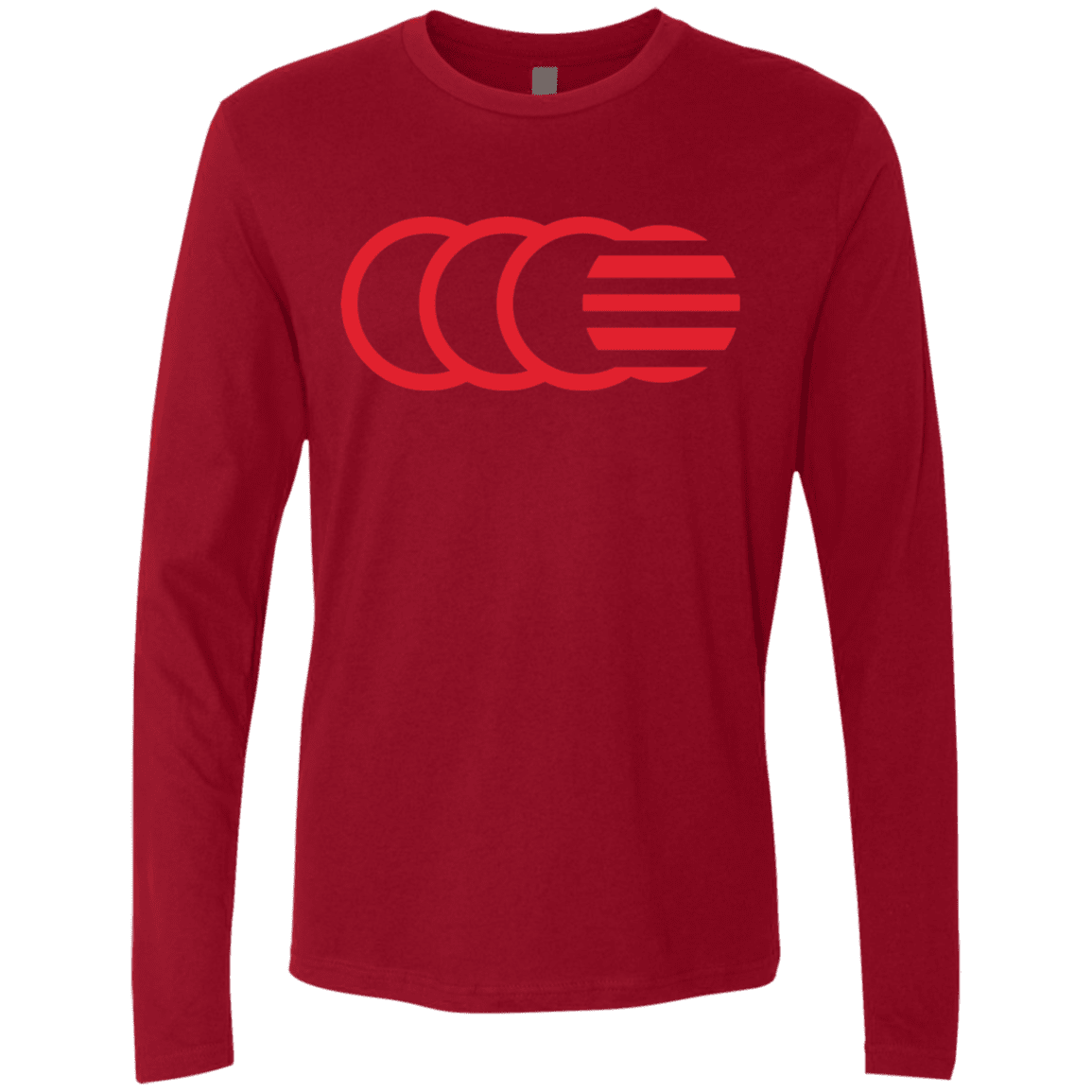 T-Shirts Cardinal / S That's No Moon Men's Premium Long Sleeve