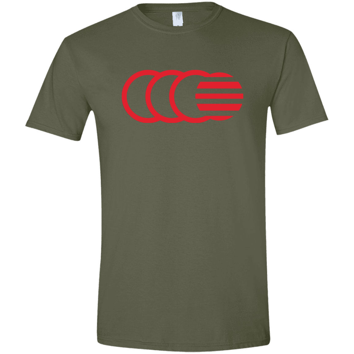 T-Shirts Military Green / S That's No Moon Men's Semi-Fitted Softstyle