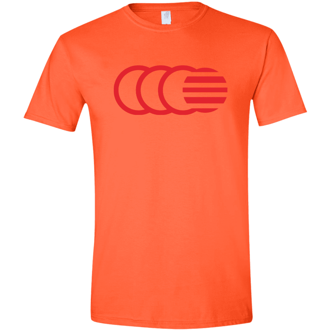 T-Shirts Orange / S That's No Moon Men's Semi-Fitted Softstyle