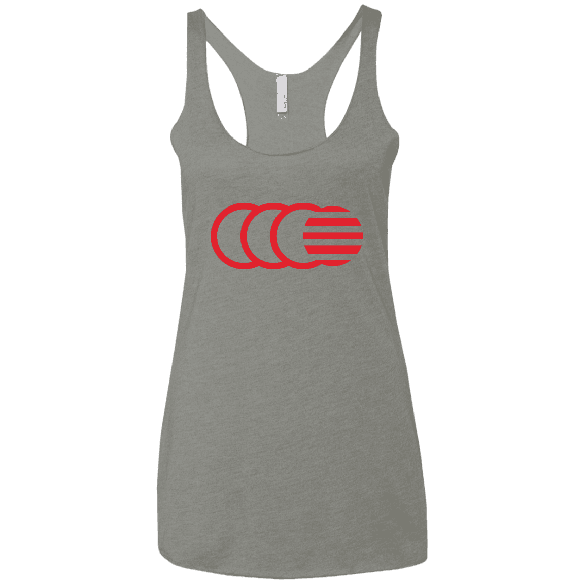 T-Shirts Venetian Grey / X-Small That's No Moon Women's Triblend Racerback Tank