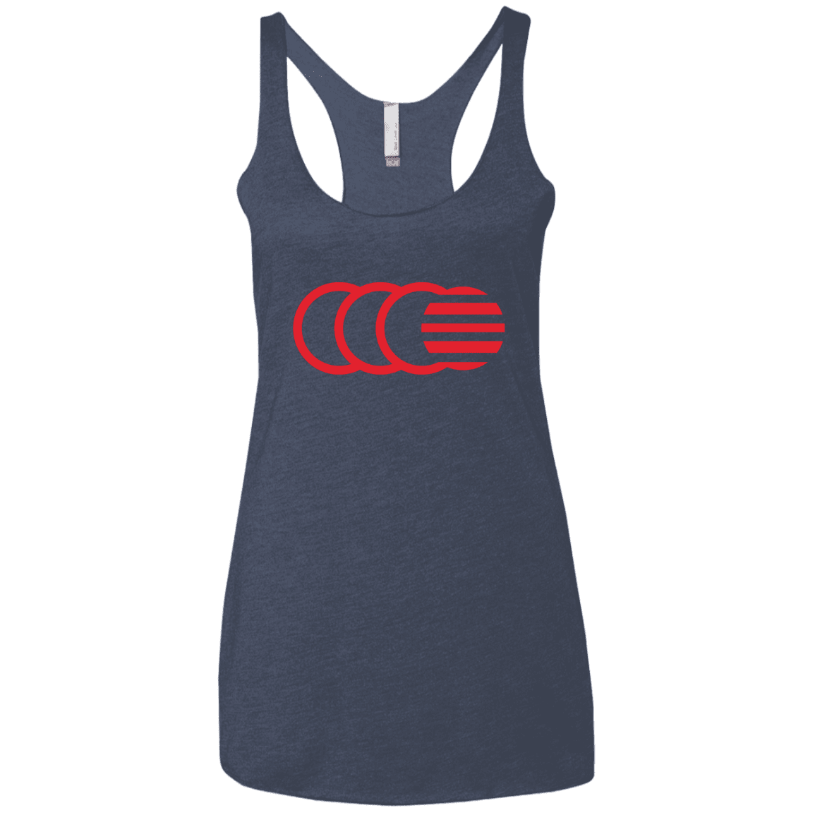 T-Shirts Vintage Navy / X-Small That's No Moon Women's Triblend Racerback Tank