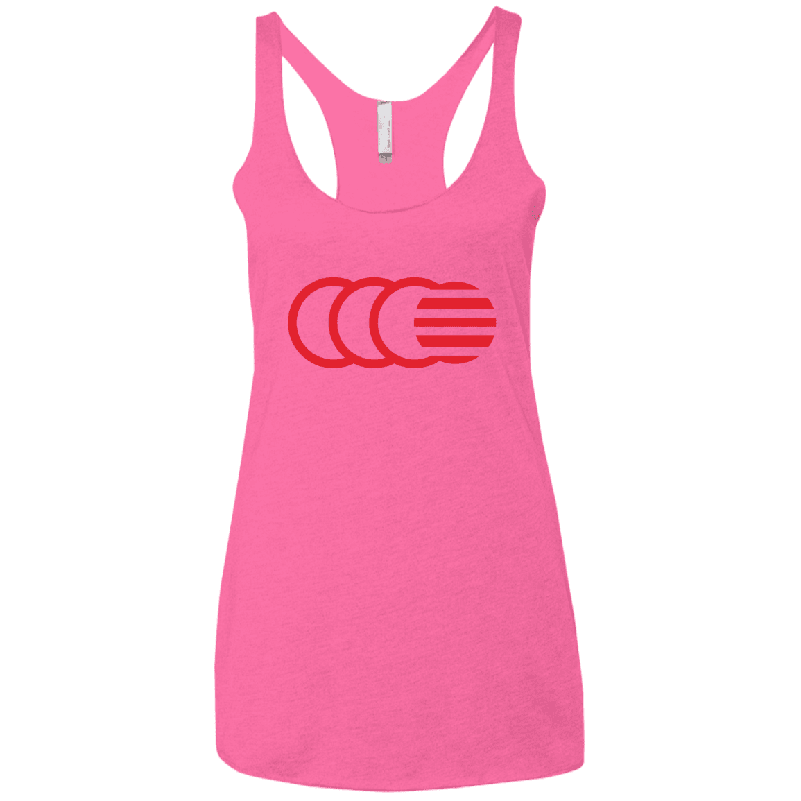 T-Shirts Vintage Pink / X-Small That's No Moon Women's Triblend Racerback Tank