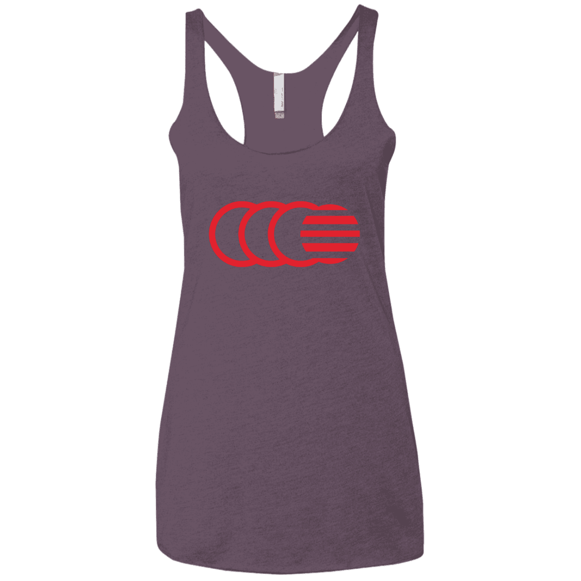 T-Shirts Vintage Purple / X-Small That's No Moon Women's Triblend Racerback Tank