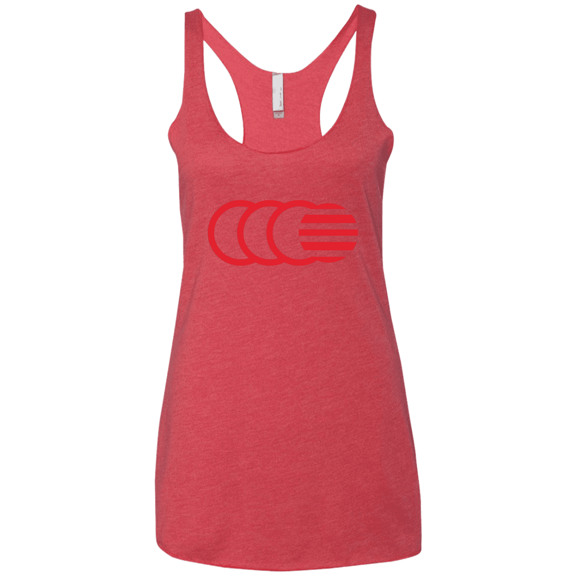 T-Shirts Vintage Red / X-Small That's No Moon Women's Triblend Racerback Tank
