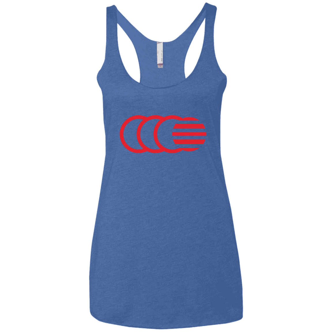 T-Shirts Vintage Royal / X-Small That's No Moon Women's Triblend Racerback Tank