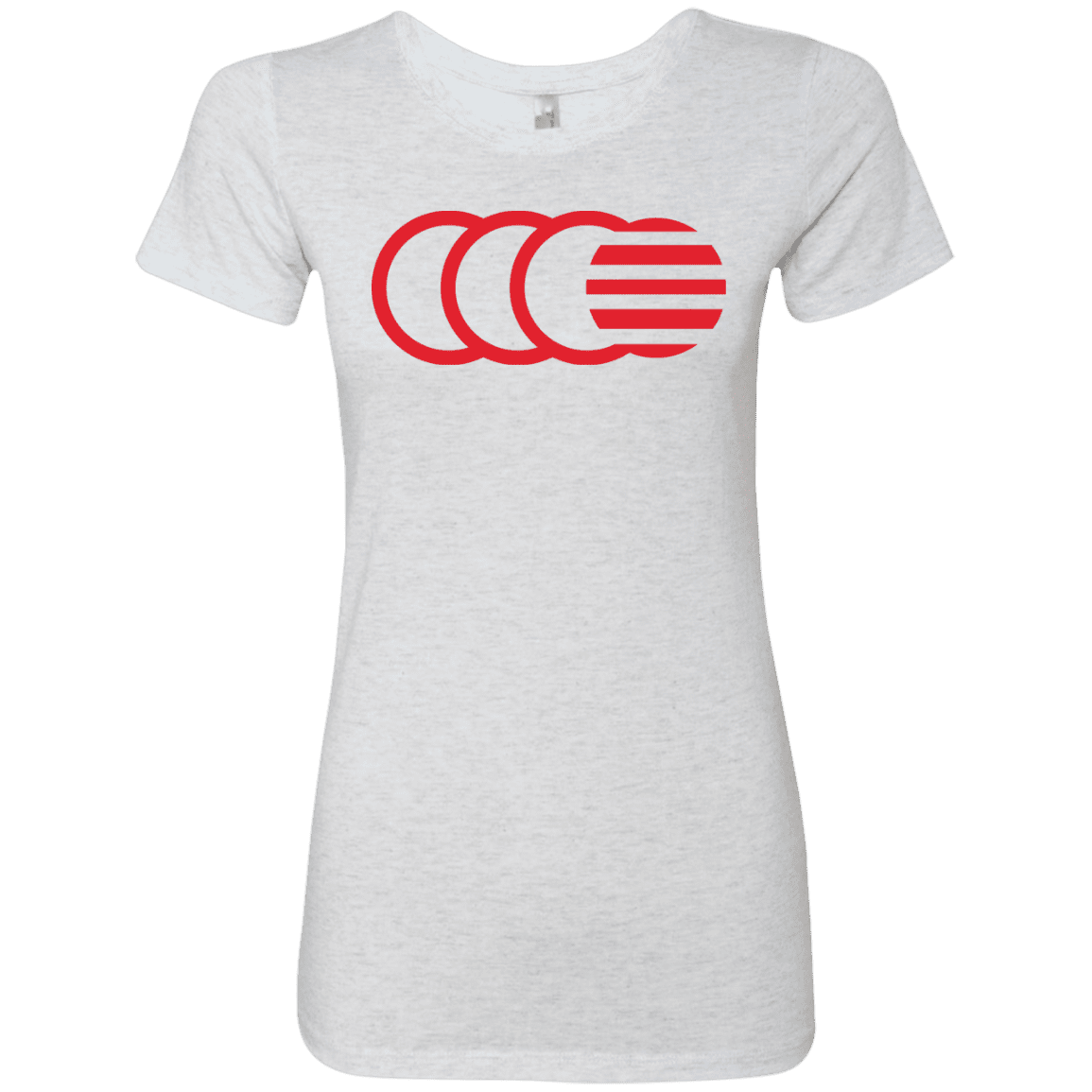 T-Shirts Heather White / S That's No Moon Women's Triblend T-Shirt