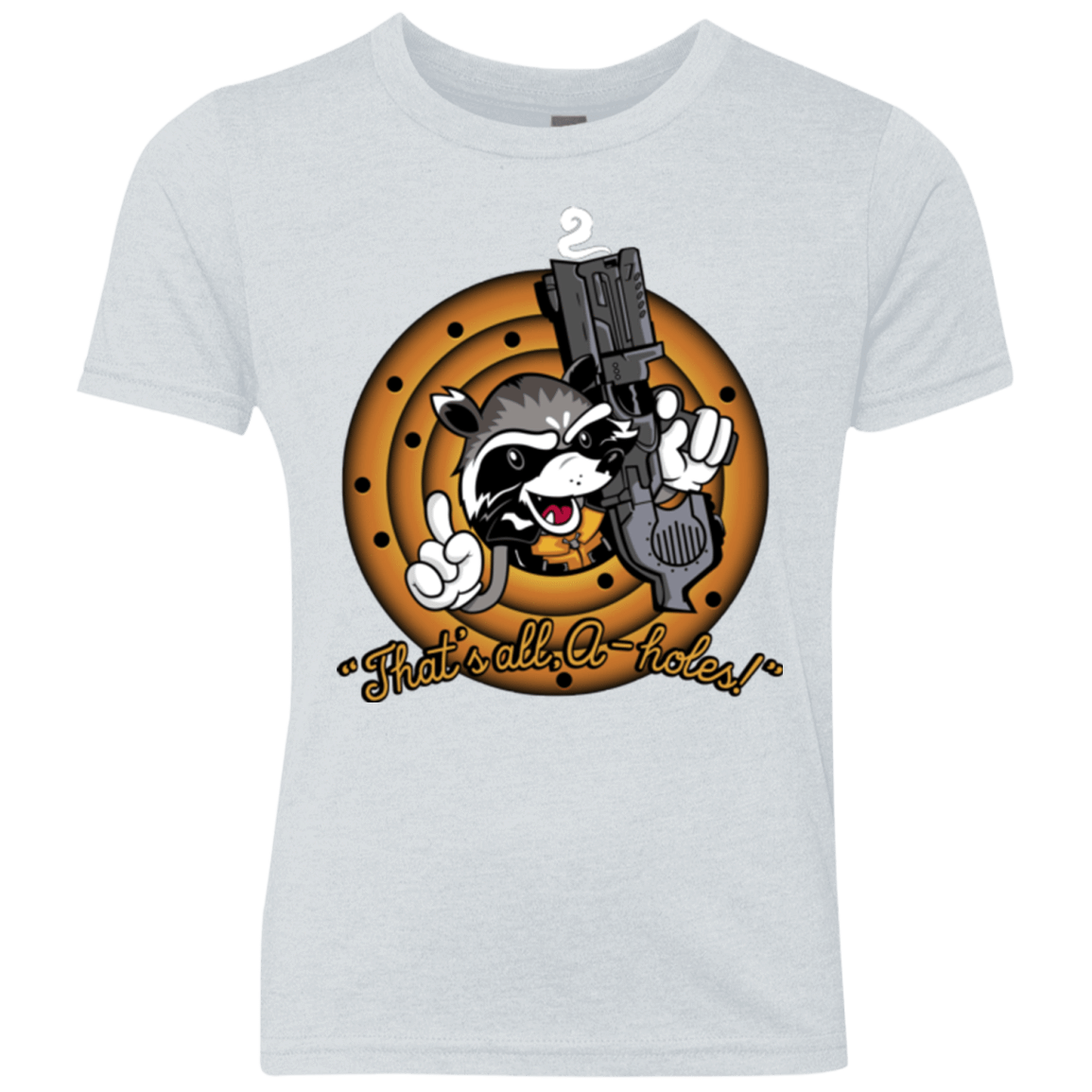 T-Shirts Heather White / YXS Thats All A-Holes Youth Triblend T-Shirt