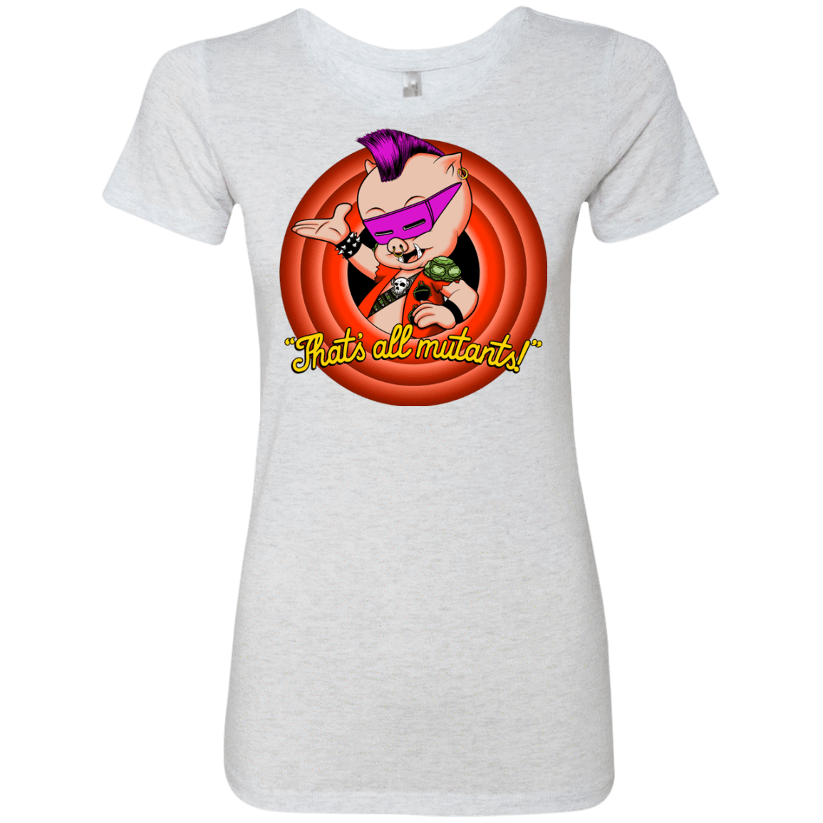 T-Shirts Heather White / S Thats all Mutants Women's Triblend T-Shirt