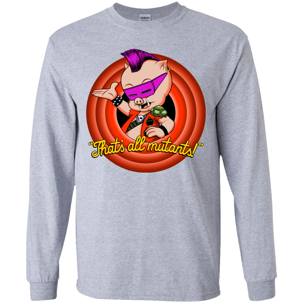 T-Shirts Sport Grey / YS Thats all Mutants Youth Long Sleeve T-Shirt