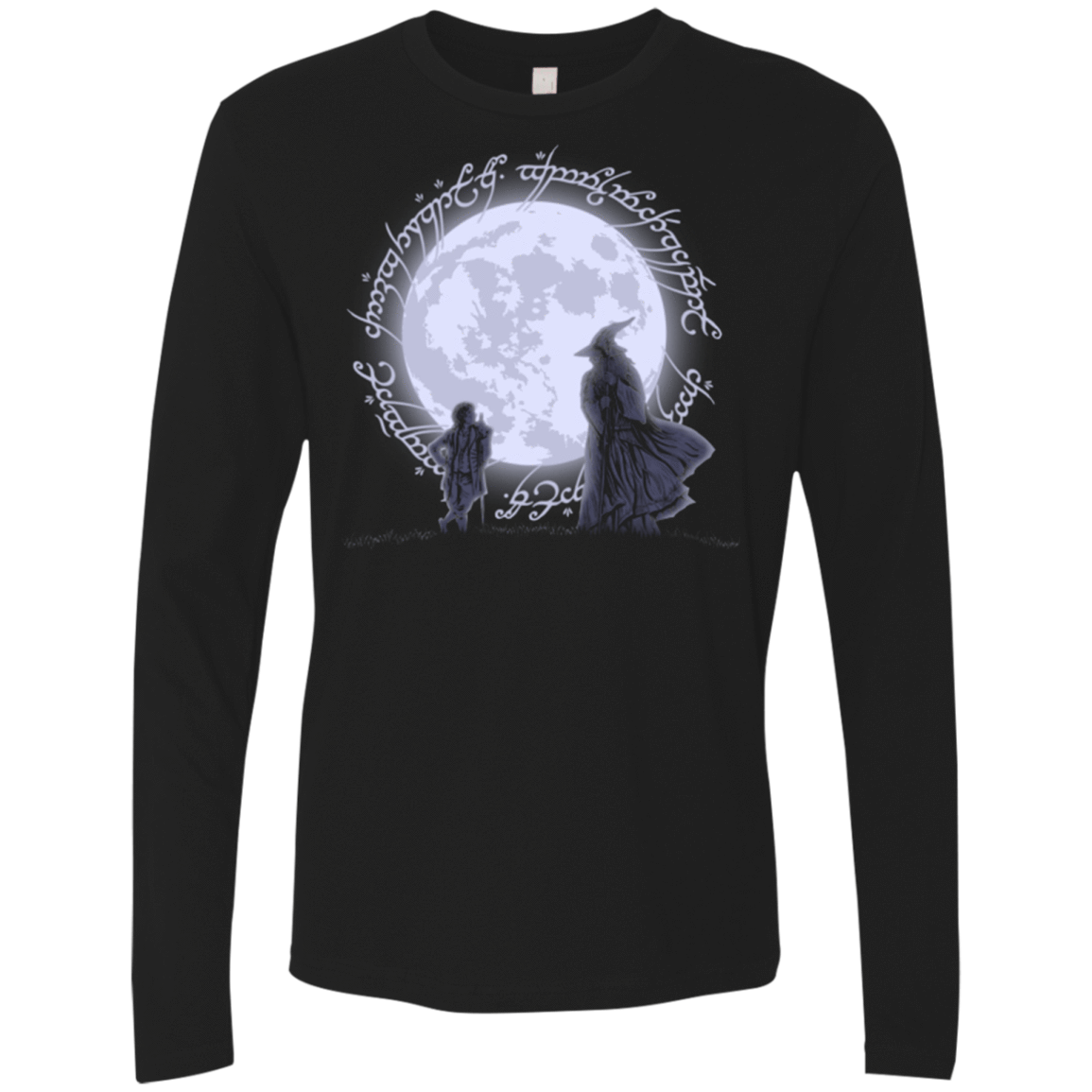 T-Shirts Black / Small The Adventure Begins Men's Premium Long Sleeve