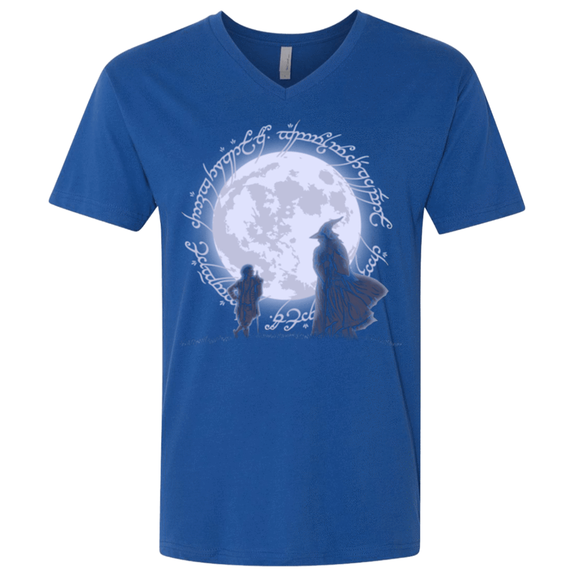 T-Shirts Royal / X-Small The Adventure Begins Men's Premium V-Neck