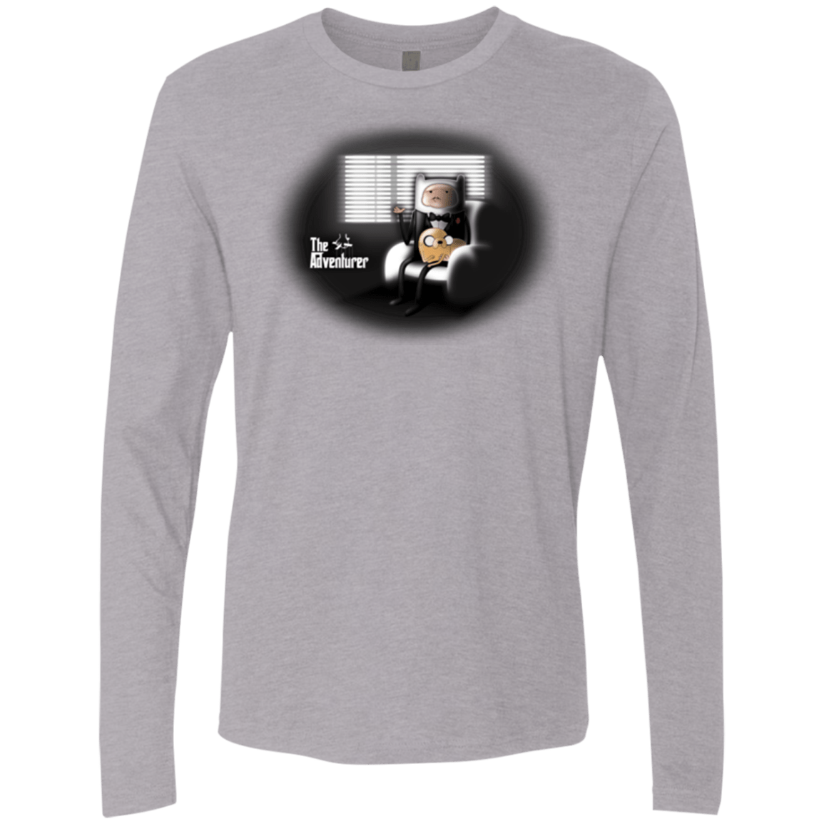 T-Shirts Heather Grey / S The Adventurer Men's Premium Long Sleeve