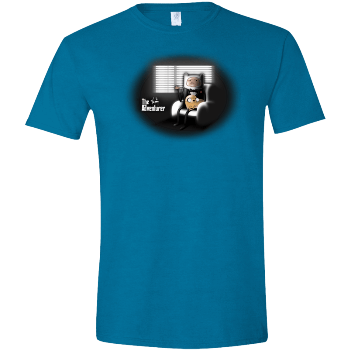 T-Shirts Antique Sapphire / S The Adventurer Men's Semi-Fitted Softstyle