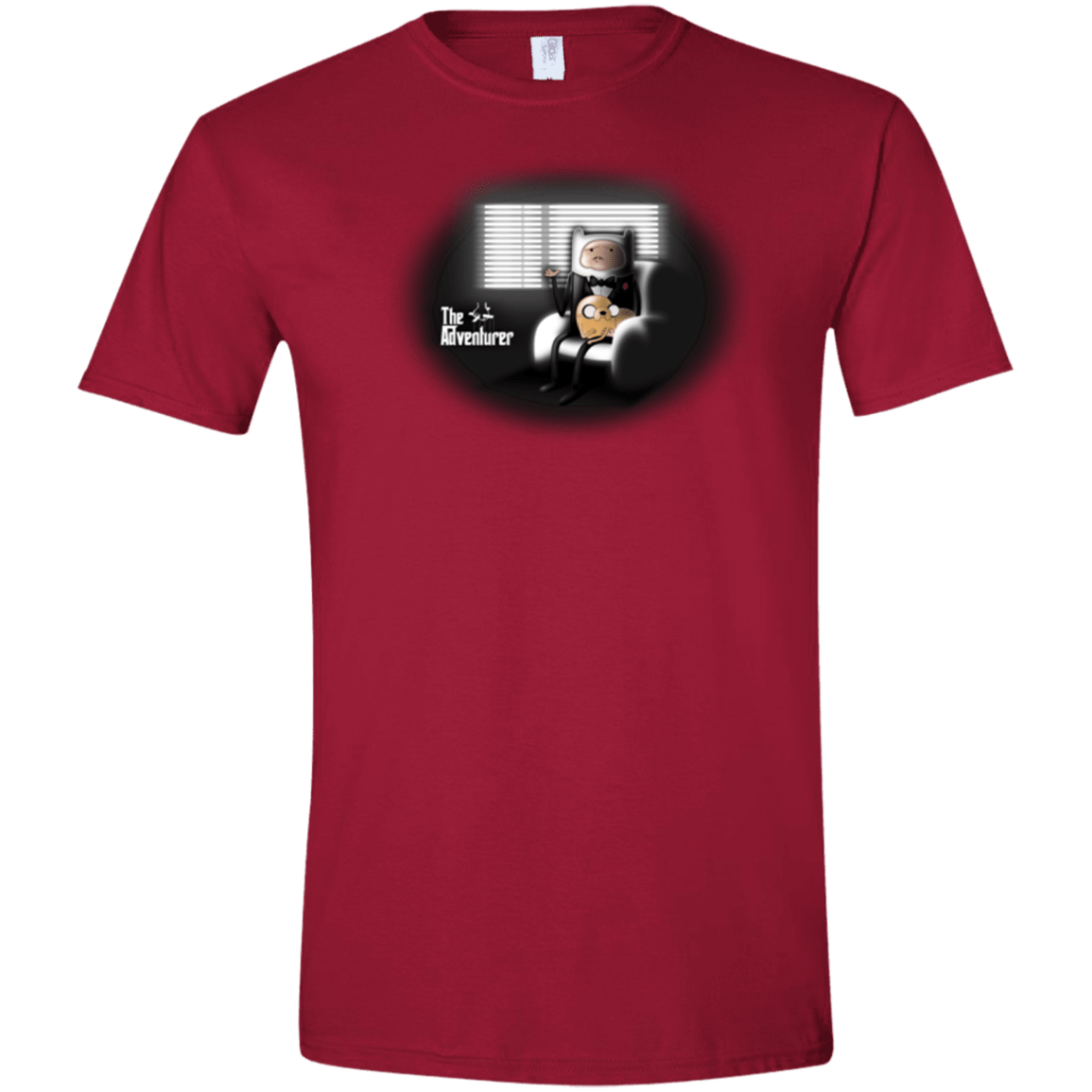 T-Shirts Cardinal Red / S The Adventurer Men's Semi-Fitted Softstyle