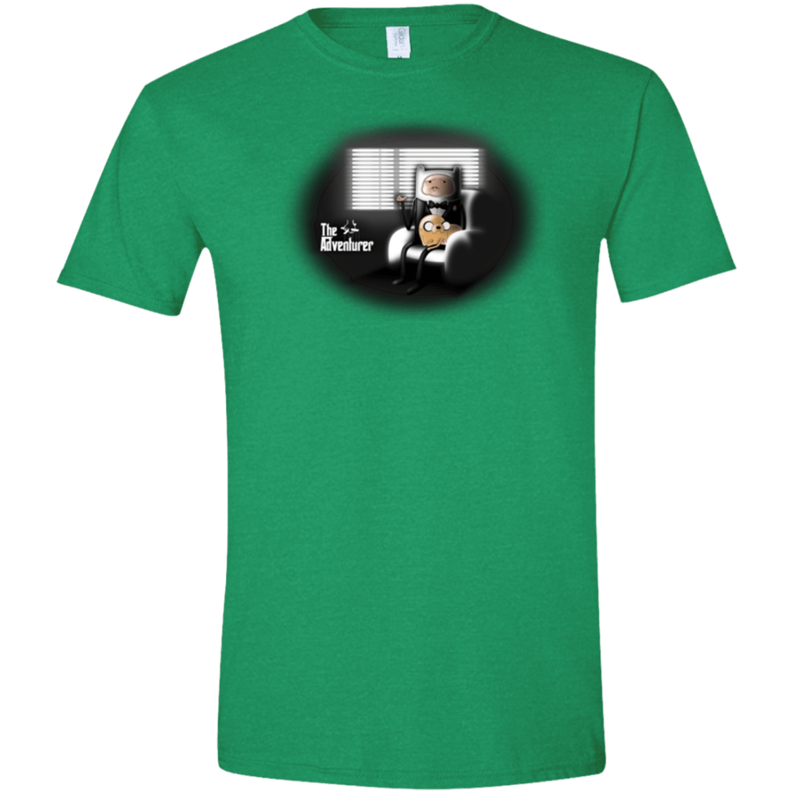 T-Shirts Heather Irish Green / S The Adventurer Men's Semi-Fitted Softstyle