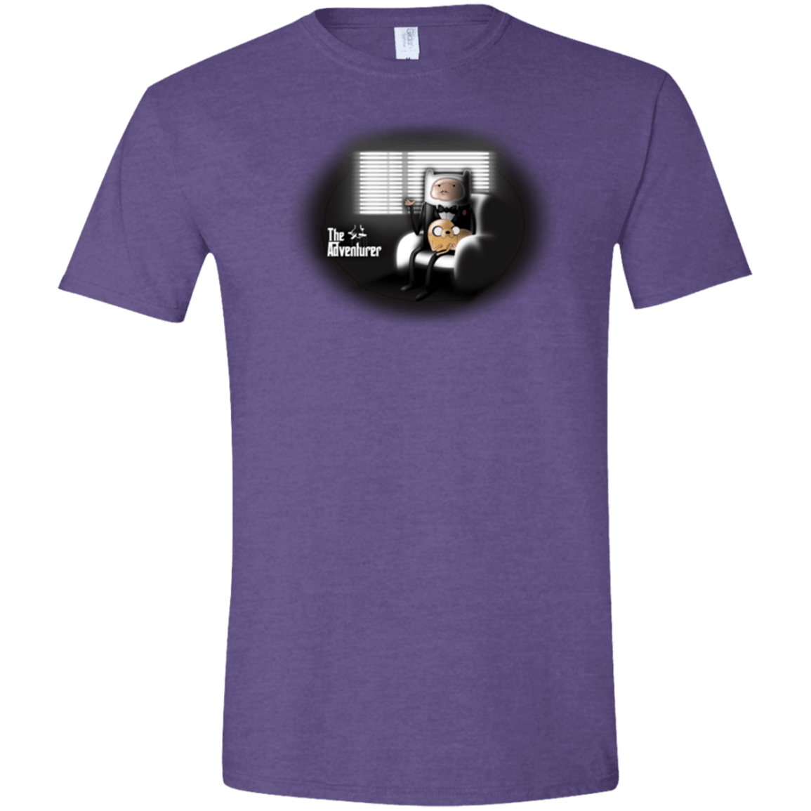 T-Shirts Heather Purple / S The Adventurer Men's Semi-Fitted Softstyle