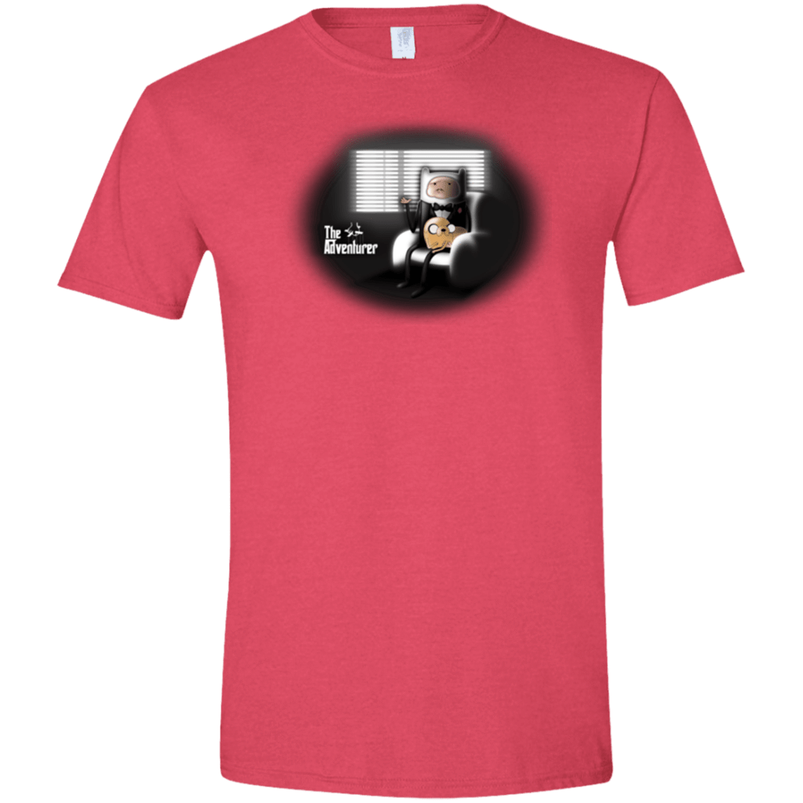 T-Shirts Heather Red / S The Adventurer Men's Semi-Fitted Softstyle