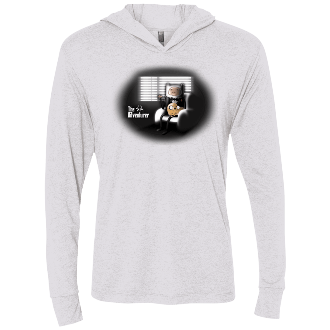 The Adventurer Triblend Long Sleeve Hoodie Tee