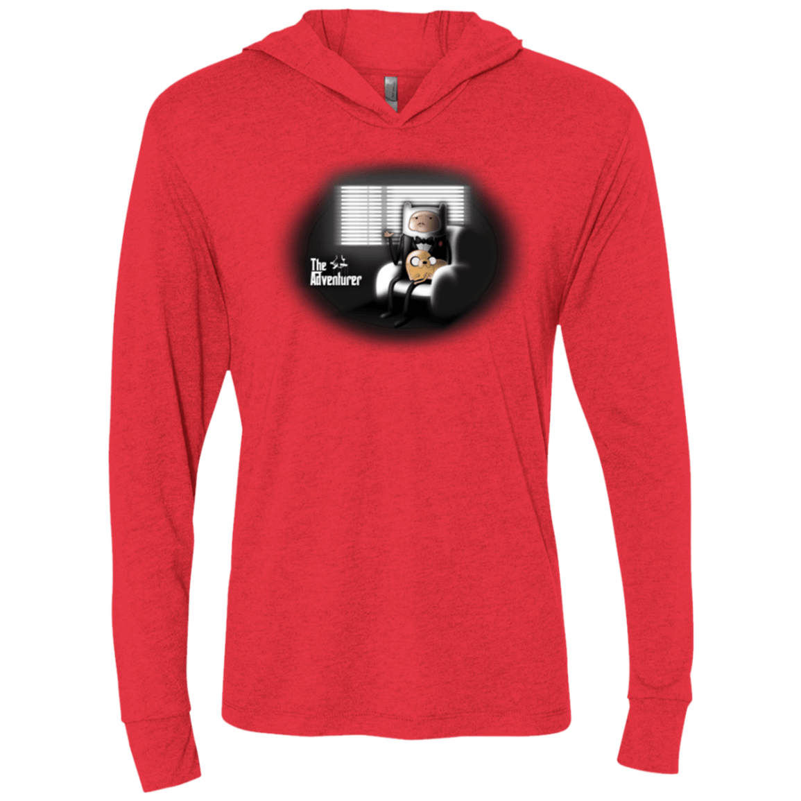 T-Shirts Vintage Red / X-Small The Adventurer Triblend Long Sleeve Hoodie Tee