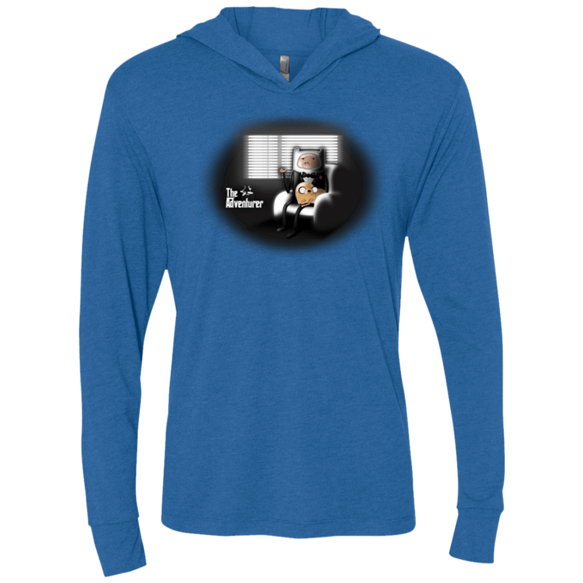 The Adventurer Triblend Long Sleeve Hoodie Tee