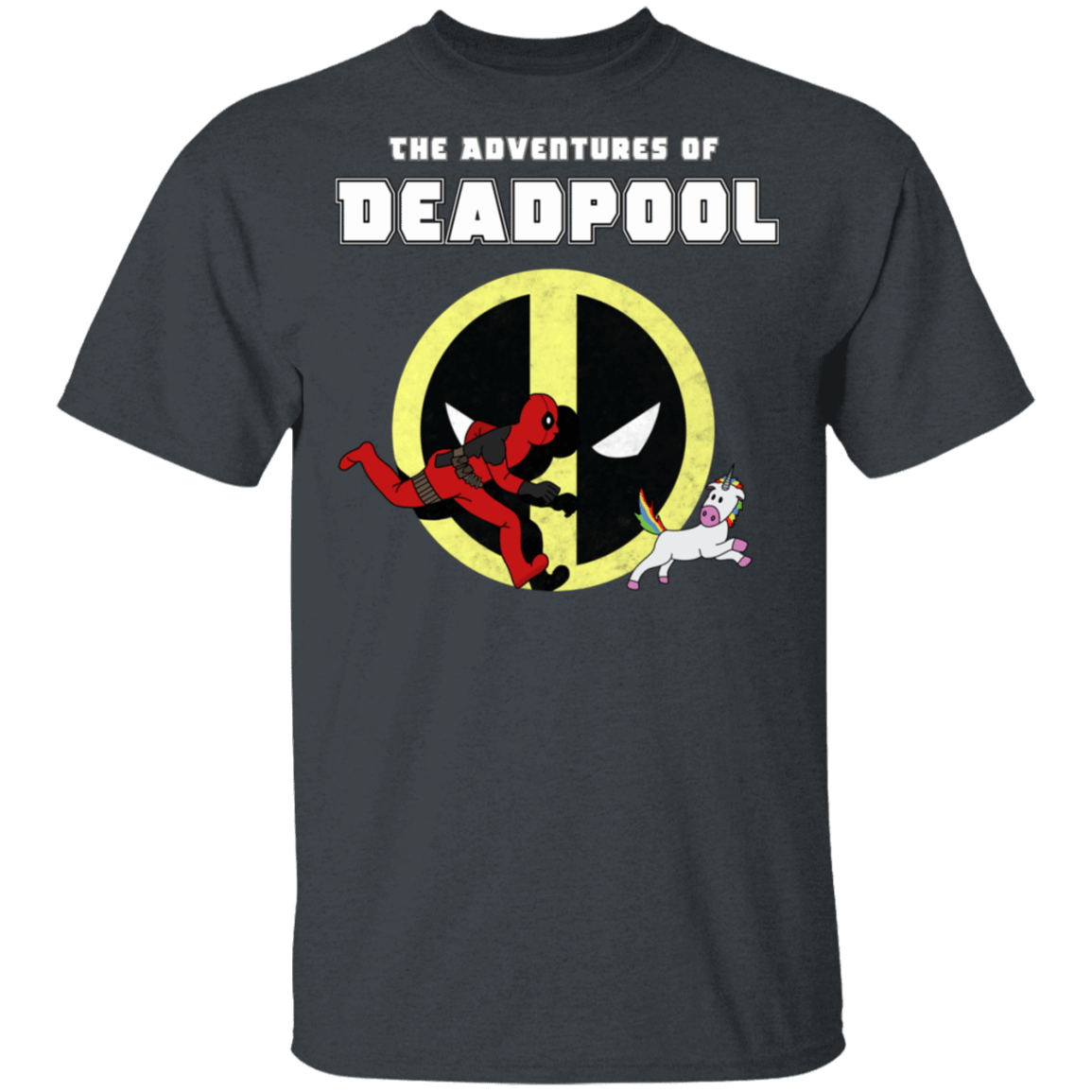 T-Shirts Dark Heather / S The Adventures Of Deadpool T-Shirt