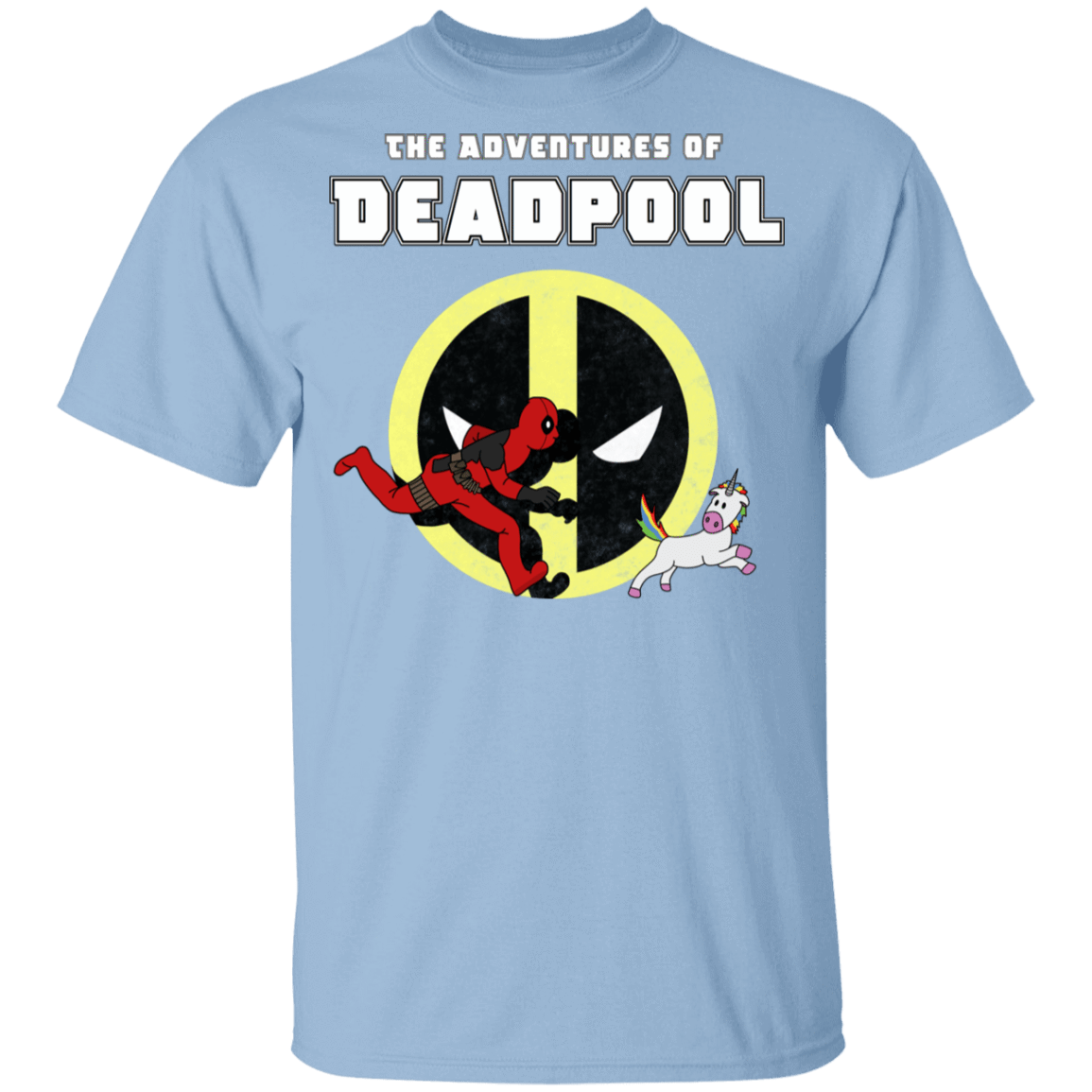 T-Shirts Light Blue / YXS The Adventures Of Deadpool Youth T-Shirt