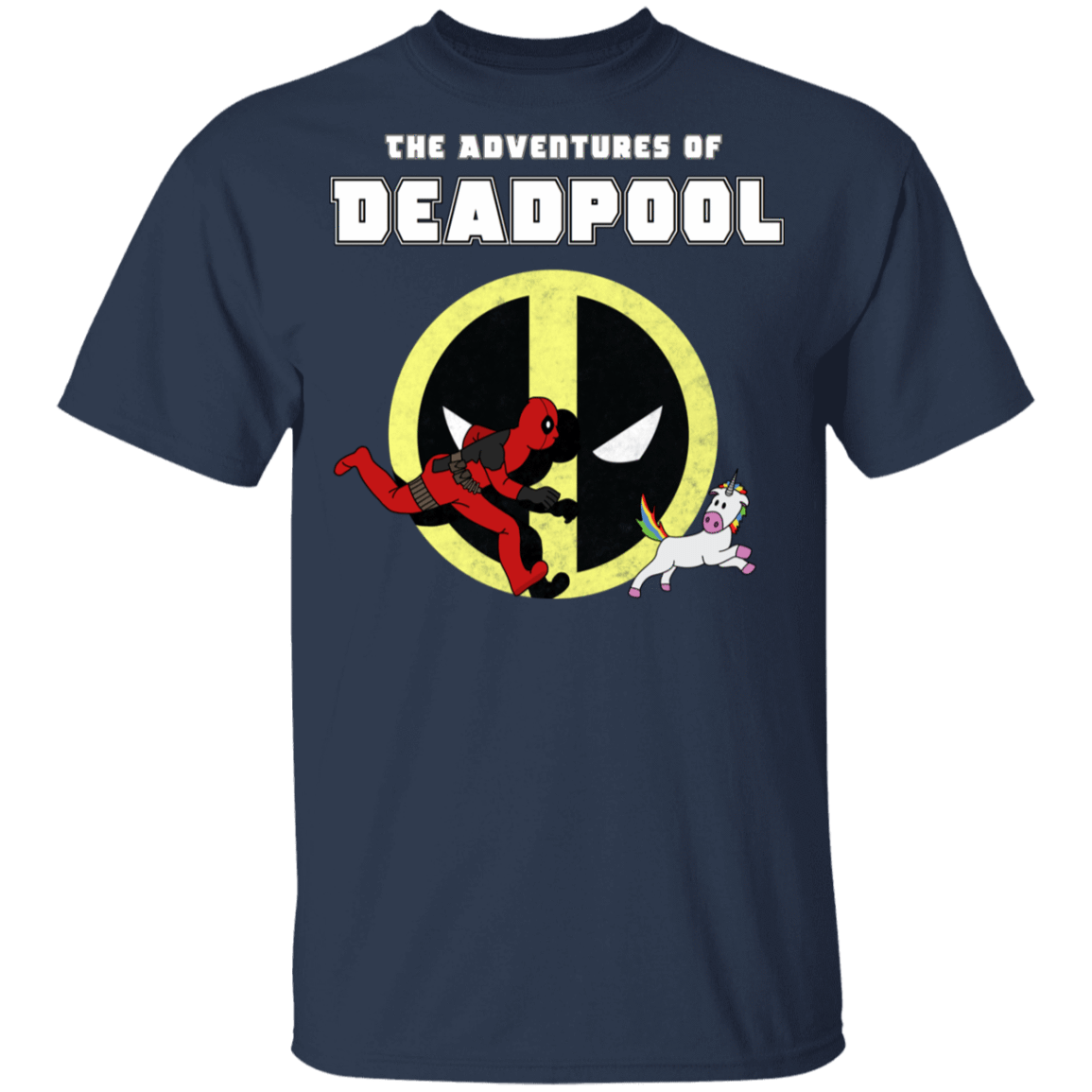 T-Shirts Navy / YXS The Adventures Of Deadpool Youth T-Shirt