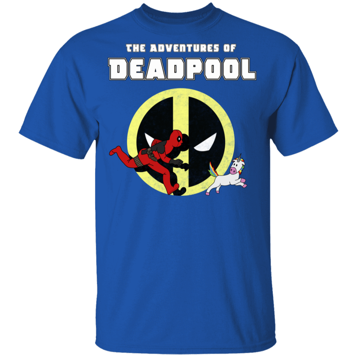 T-Shirts Royal / YXS The Adventures Of Deadpool Youth T-Shirt