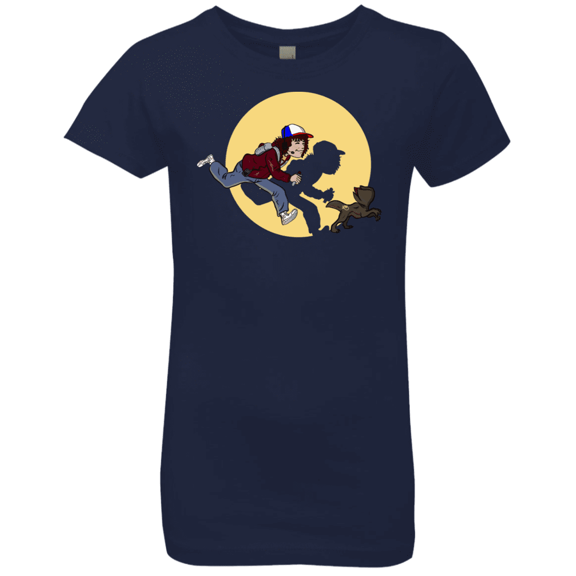 T-Shirts Midnight Navy / YXS The Adventures of Dustin Girls Premium T-Shirt